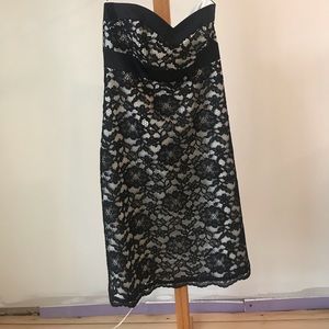 White House Black Market Black Lace Dress